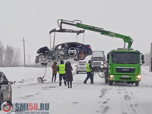 В Пензе и области в снежный четверг зафиксированы десятки ДТП