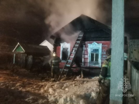 В пензенском поселке Монтажном при пожаре погибли два человека