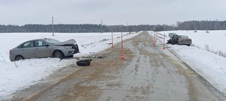 В ДТП в Лопатинском районе погиб один человек и пострадали двое
