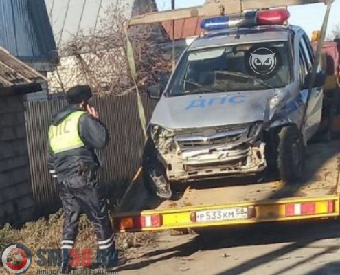 В пензенской Маньчжурии автомобиль ДПС столкнулся в «Ладой Калиной»