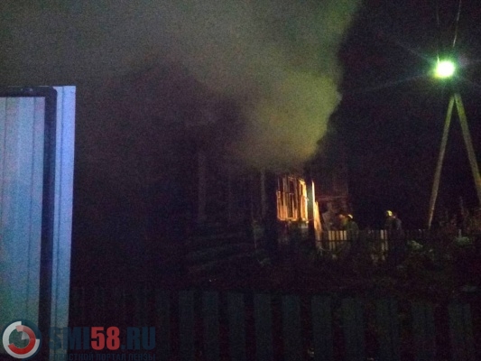 62-летний мужчина пострадал при пожаре в Городищенском районе