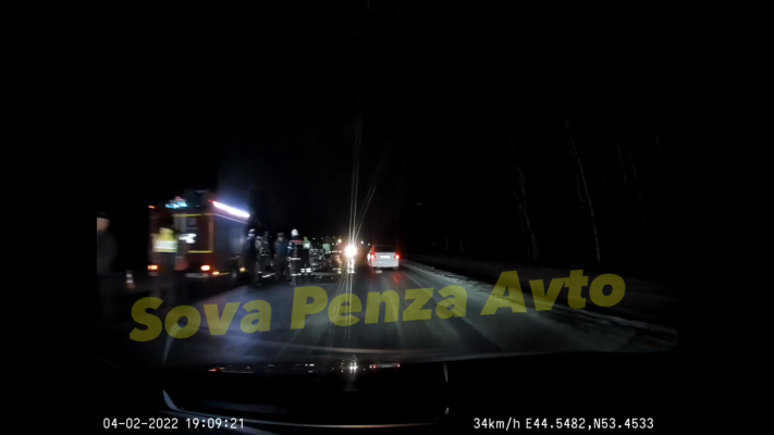 В сети появилось видео с места смертельного ДТП под Пензой