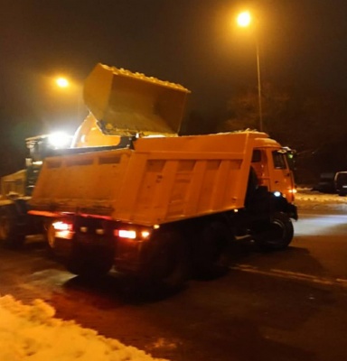 За ночь из Пензы вывезли 700 кубометров снега