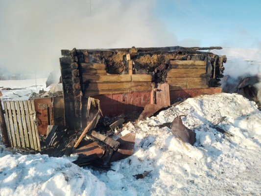 Супружеская пара с внуком спаслась из горящего дома в Пензенском районе
