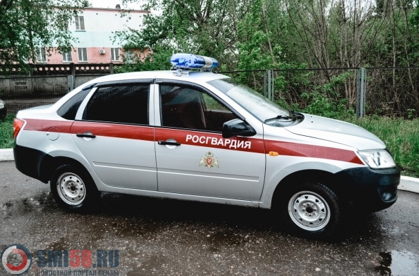 В Кузнецке бойцы Росгвардии задержали пьяного за рулем