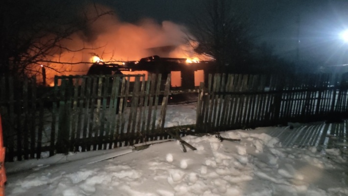 На пожаре в Пачелмском районе пострадали люди