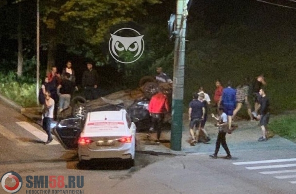 В ночном ДТП на улице Куйбышева в Пензе пострадали три человека