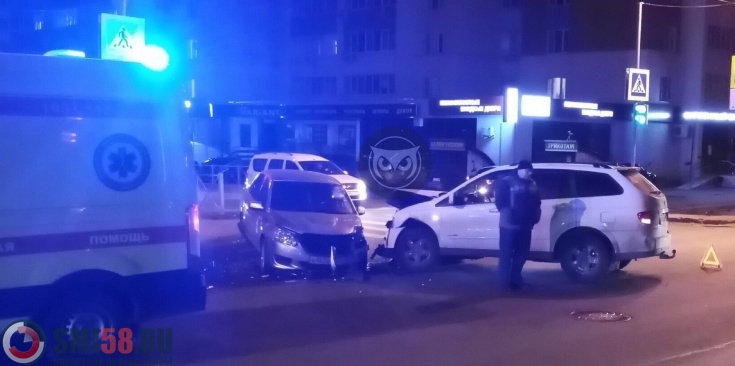 В ДТП на улице Пушкина в Пензе пострадал 23-летний молодой человек