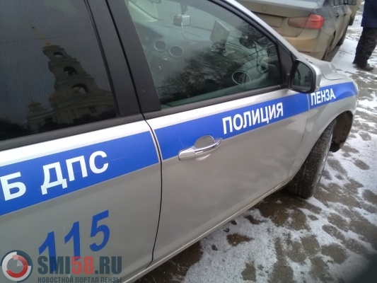 В Пензе задержали пьяного водителя устроившего ДТП