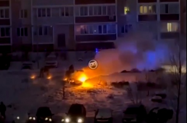 На Ладожской улице в Пензе сгорел автомобиль