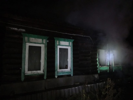 При пожаре в Лунино погиб 66-летний мужчина