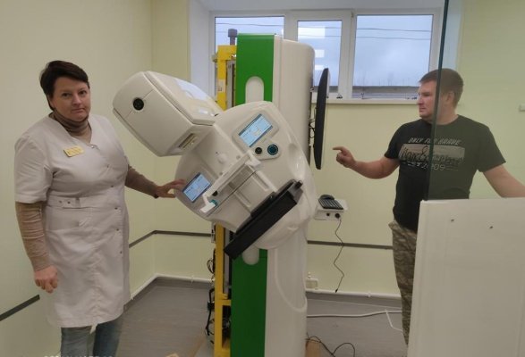 В Белинской райбольнице установили новый аппарат для маммографии за 15 млн рублей