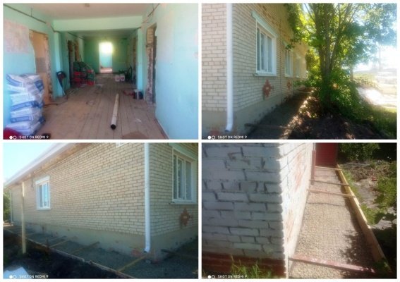 Капремонт врачебной амбулатории в Кузнецком районе перешел в стадию отделки