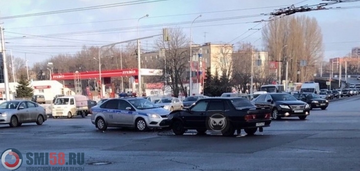 В Пензе случилось еще одно ДТП с участием машины ДПС