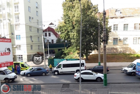 В ДТП с участием маршрутки в Пензе пострадала пенсионерка