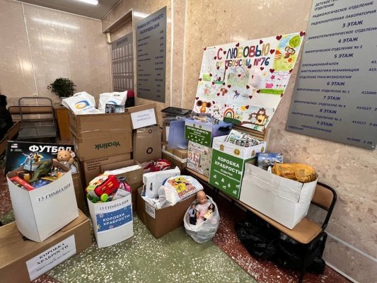 Юным пациентам онкодиспансера в Пензе привезли игрушки с акции «Коробка храбрости»