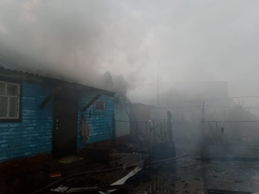 Пожар в Городищенском районе оставил без дома пенсионерку