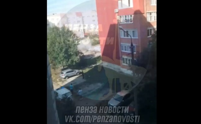 В пензенском Арбеково загорелся автомобиль