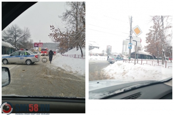 В Пензе более 20 человек тушили пожар на улице Ставского