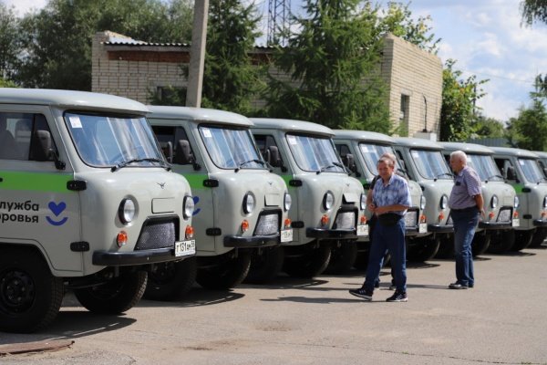 Медицинские учреждения Пензенской области получили 15 УАЗов