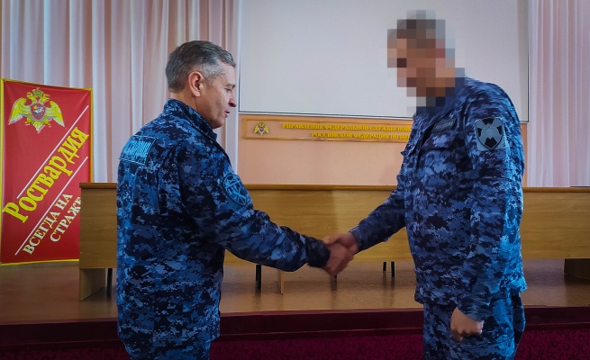 Вернувшихся из Украины пензенских росгвардейцев представили к наградам