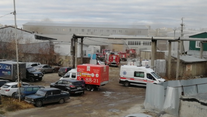 Крупный пожар на складе в Пензе полностью ликвидирован