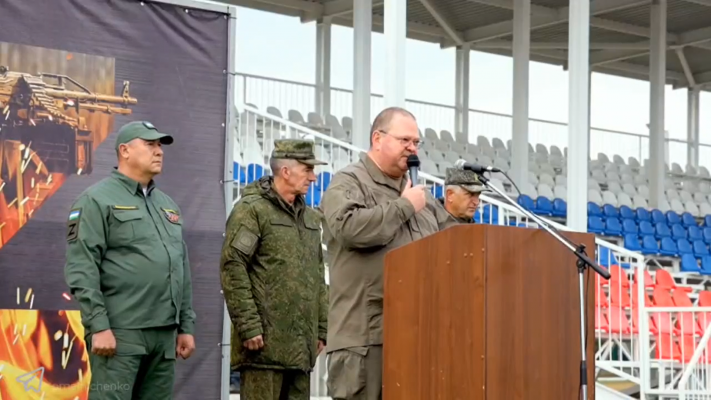Мельниченко обратился к пензенским мобилизованным на полигоне