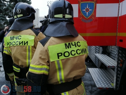 В Пензе потушен пожар в жилом доме на улице Дружбы