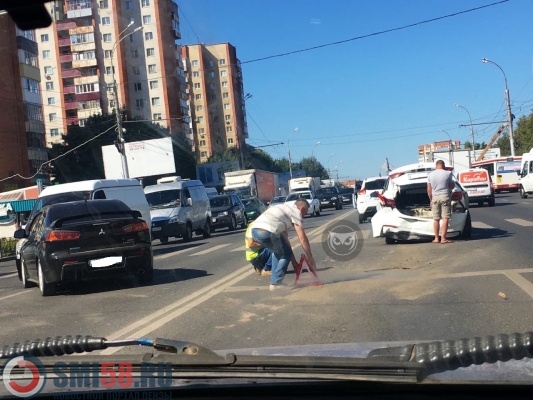 У «Океана» в Пензе жестко столкнулись две иномарки