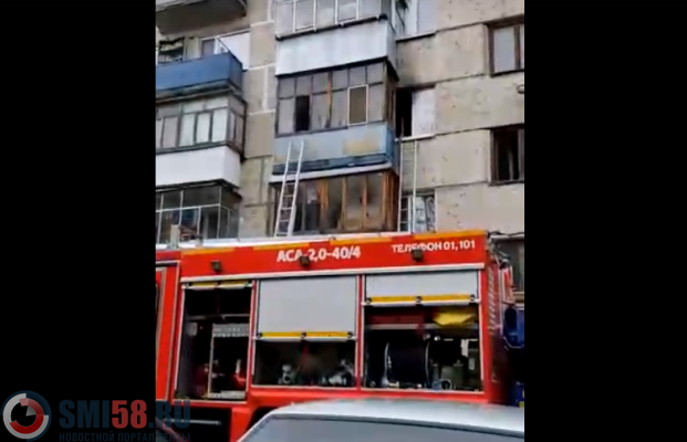 Десять человек были эвакуированы из дома на пожаре в Пензе