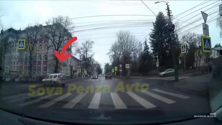 Около краеведческого музея в Пензе сбили пешехода