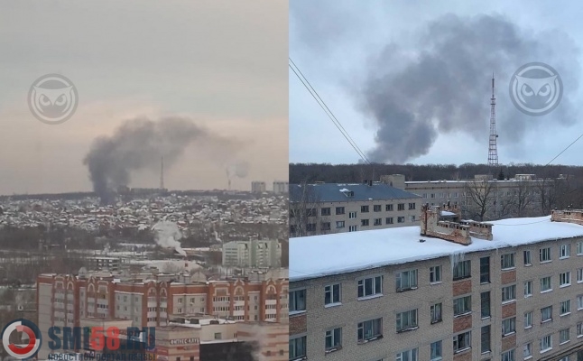 На улице Дарвина в Пензе горит жилой дом