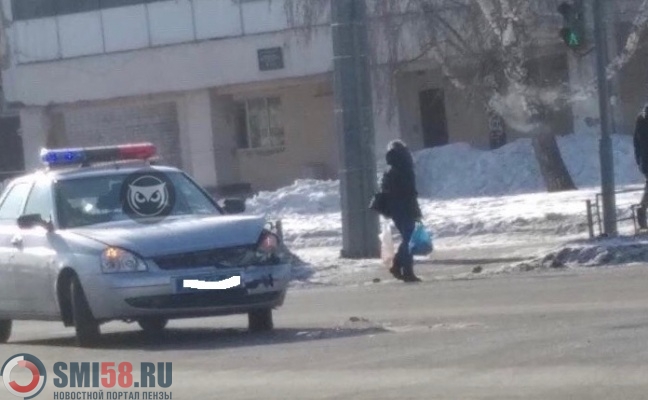 В Пензе попавший в ДТП автомобиль ДПС ехал на место другой аварии