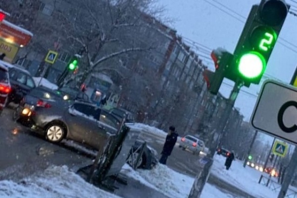 На опасном перекрестке Калинина-Металлистов в Пензе снова случилось ДТП
