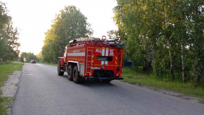При пожаре в Лопатинском районе погиб мужчина