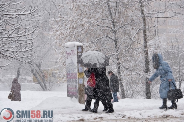 В Пензенской области 29 января ожидается небольшой снег