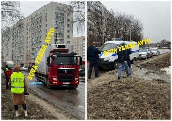 На улице Тепличной в Пензе грузовик задавил пенсионерку