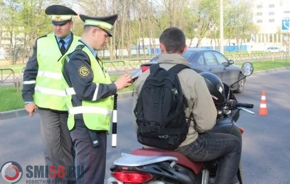 На дорогах Пензенской области проходят массовые проверки мотоциклистов