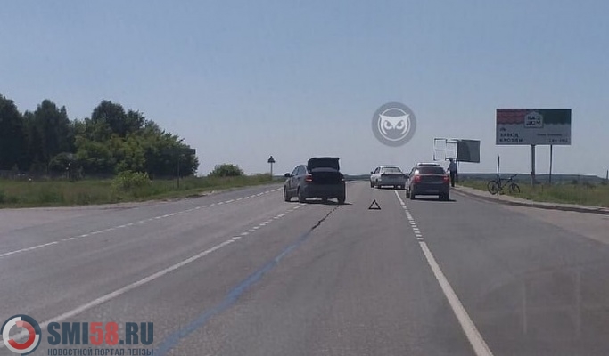 Под Пензой иномарка сбила велосипедиста