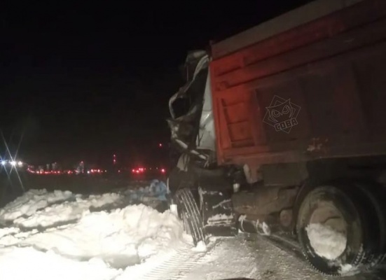 В Мокшанском районе при столкновении грузовиков пострадали два человека