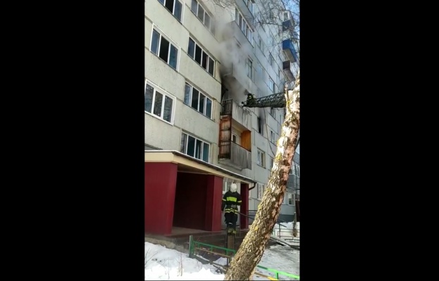 Три человека спасены из пожара на улице Ладожской в Пензе