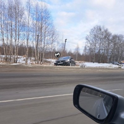 Под Пензой автомобиль улетел на обочину