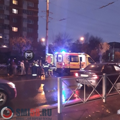 В центре Пензы водитель сбил пешехода и скрылся с места ДТП