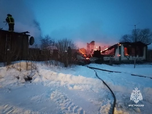 При пожаре в Каменском районе погиб 60-летний мужчина