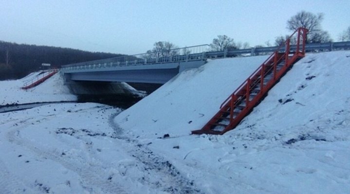Мост в Городищенском районе реконструировали