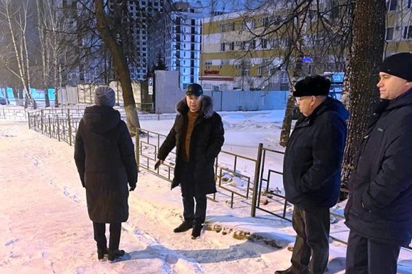 Представители мэрии проверили в Пензе организацию уборки улиц от снега