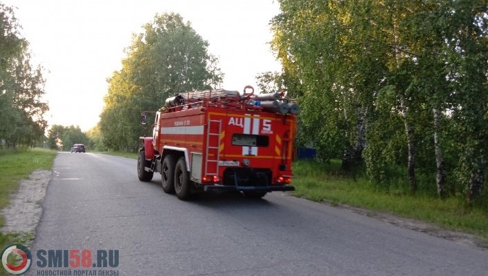 При пожаре в Пачелмском районе погиб мужчина