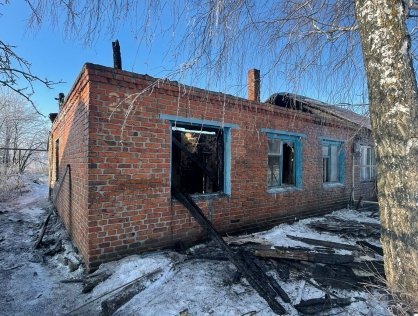 Следователи разбираются в причиних смерти мужчины при пожаре в Колышлейском районе