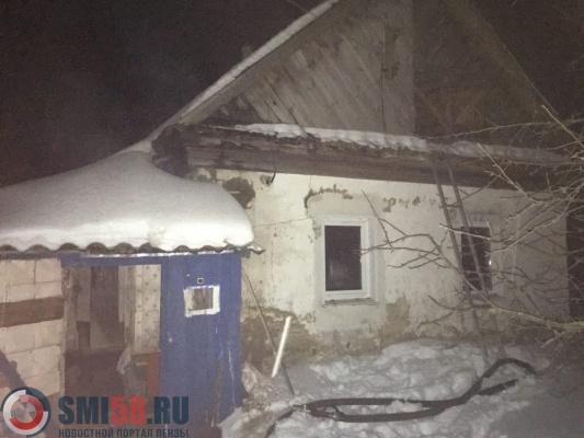 Пожар в Иссинском районе унес жизнь мужчины