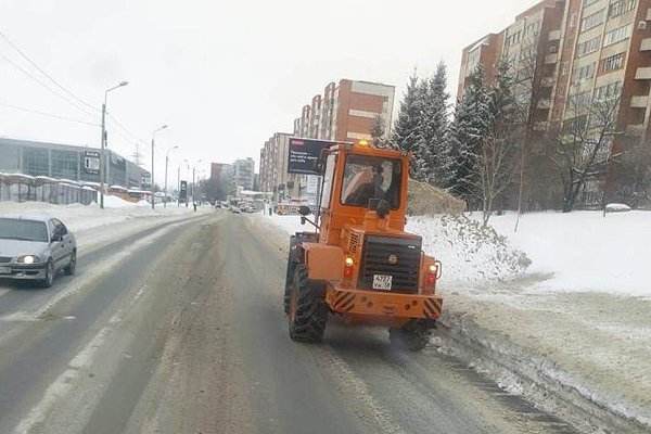 За сутки в Пензе вывезено 3 тысячи кубометров снега